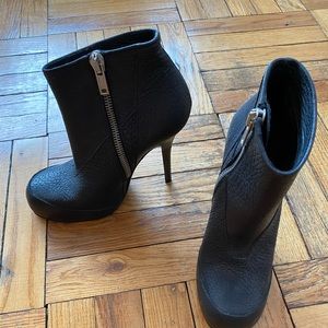 Rick Owens platform ankle boots